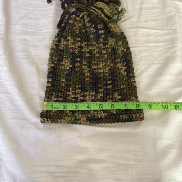 Handmade Crochet Camouflage Beenie SkiHat Toque Toboggan - Picture 3 of 3